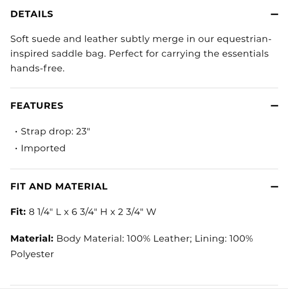 Talbots Saddle Purse - Picture 2 of 9